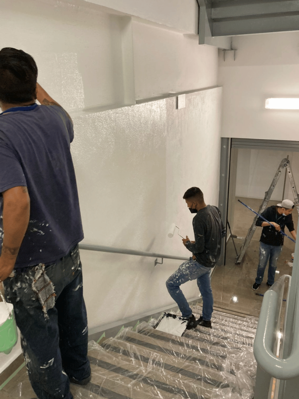 Manteamiento pintura